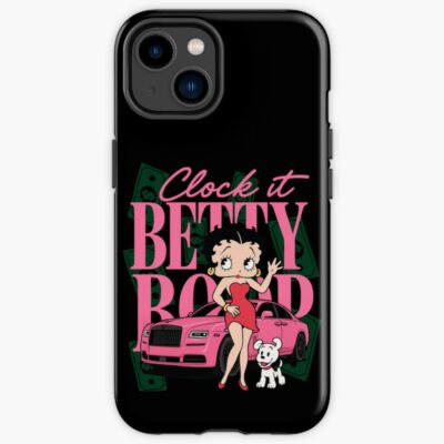 Betty Boop Clock It Iphone Case