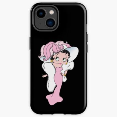 Betty Boop In A Pink Dress Iphone Case