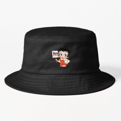 Cute Betty Boop Inspired Vote Design Bucket Hat