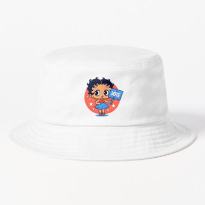Adorable Little Betty Boop Inspired Vote Design Bucket Hat
