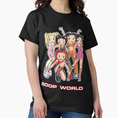 Betty Boop Spice Girls Boop World Spice World Parody Classic T-shirt