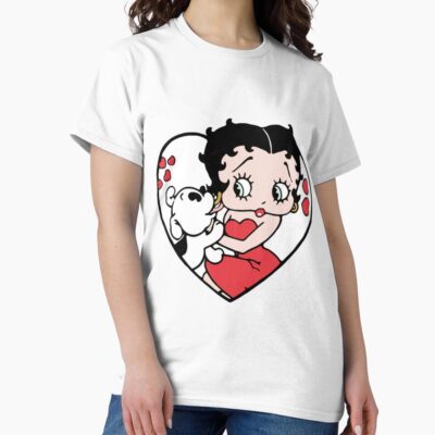 Alternative view of Love Boop Art Graphic T-shirt