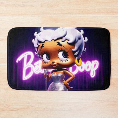 Golden Years Vibrant Betty Boop On Stage Bath Mat