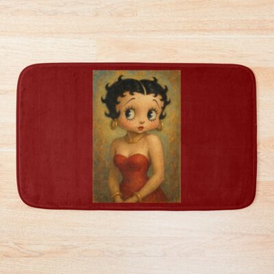 Betty Boop Portrait Painting Bath Mat
