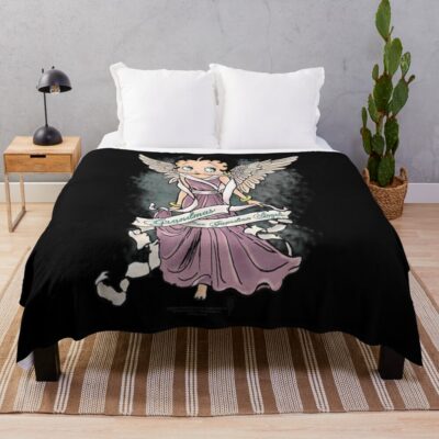 Betty Boop Grandma Throw Blanket