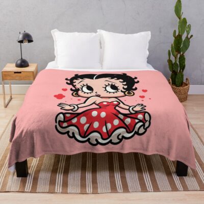 Betty Boop Throw Blanket