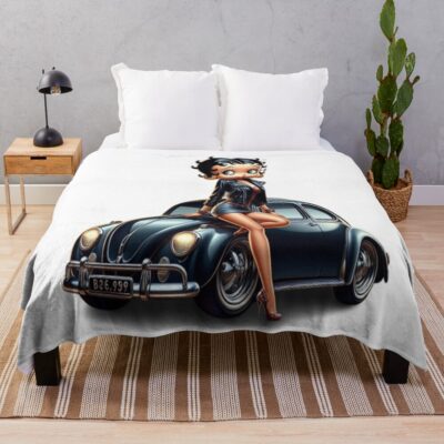 Betty Boop Throw Blanket