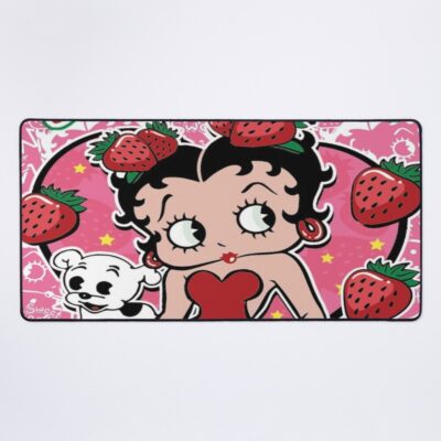 Strawberry Betty Boop Poster Betty Boop Sassy Betty Boop Throw Blanket Betty Boop Doodles Mouse Pad