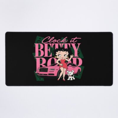 Betty Boop Clock It Mouse Pad