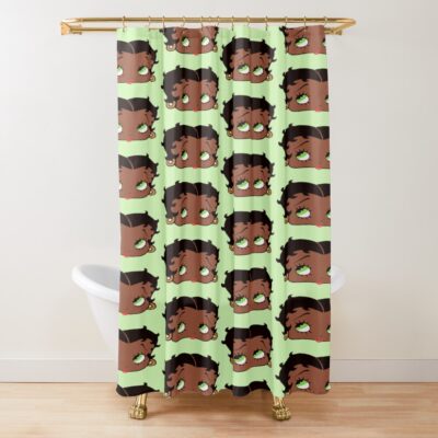 Black Betty Boop Shower Curtain