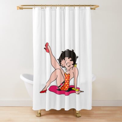 Betty Boop Heartbreaker Betty Shower Curtain