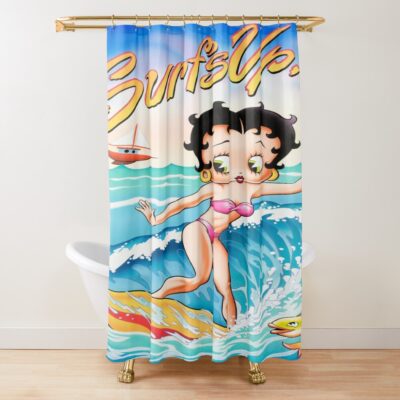 Surfs Up Shower Curtain