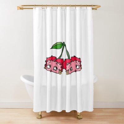Betty Boop Cherries Shower Curtain
