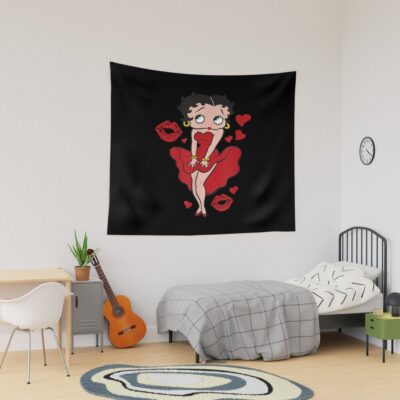 Betty Boop Red Tapestry