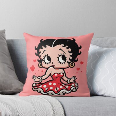 Betty Boop Throw Pillow