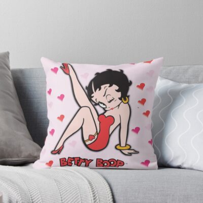 Betty Boop4 Throw Pillow