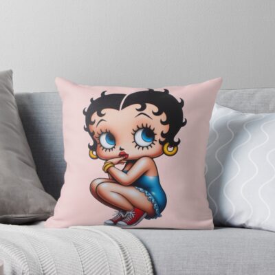 Betty Boop Throw Pillow