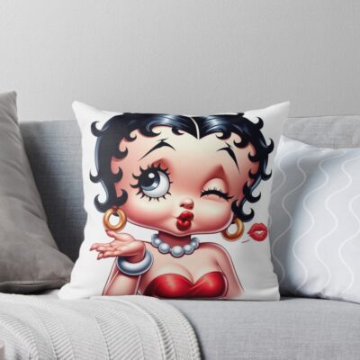Betty Boop Throw Pillow