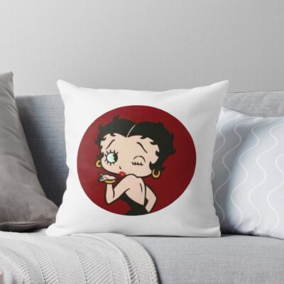 Betty Boop Vintage Boop Betty 3000 Throw Pillow